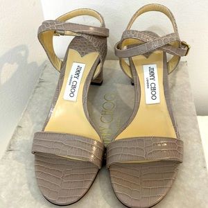 New In Box JIMMY CHOO Women's Marine 65 Strappy Sandals - 100% Exclusive